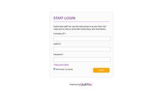 quikplan staff login